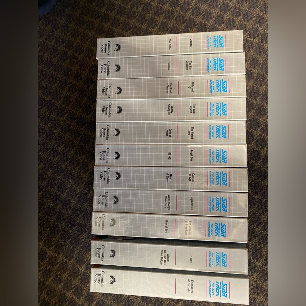 Vintage Collectors Edition Vhs Cassette Star Trek Next Generation 1987 Series